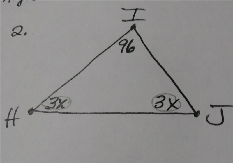 Solve for x, find the measure of all angles. ​-example-1