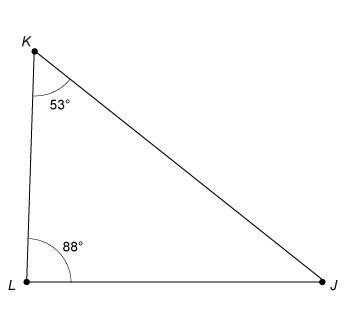 What is the measure of ∠J? 127° 92° 39° 141°-example-1