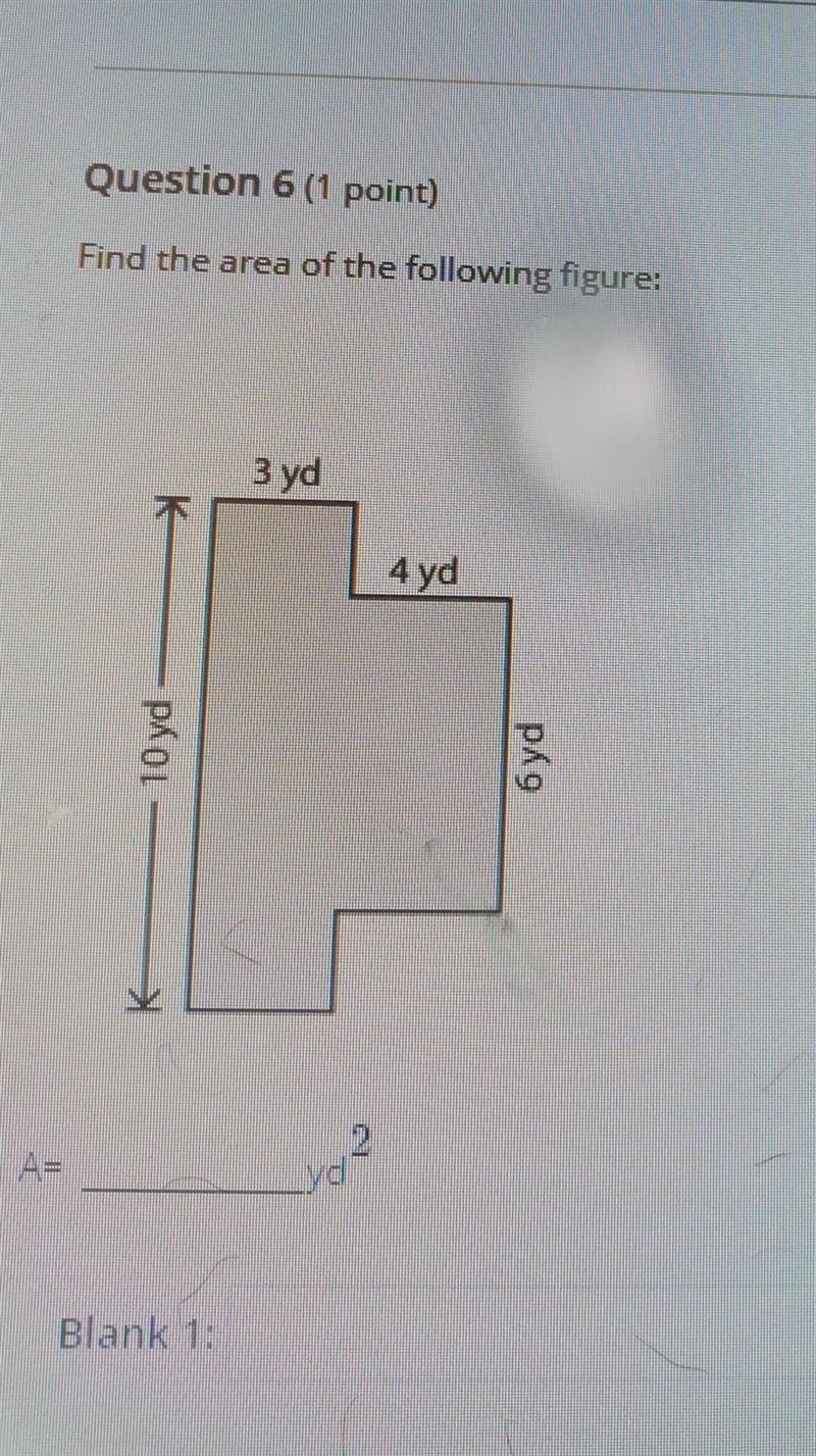 Find the area of the following figure​-example-1