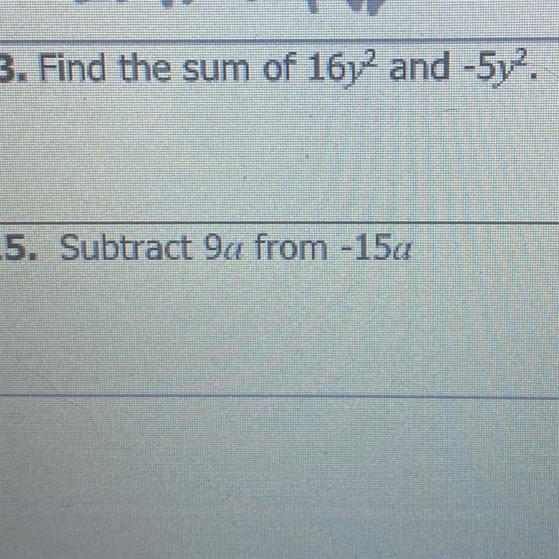 Find the sum of 16y2 and -5y2-example-1