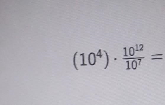 Write each expression as a single power of 10 ​-example-1