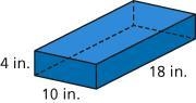 Find the surface area of the prism. Look at the figure.-example-1