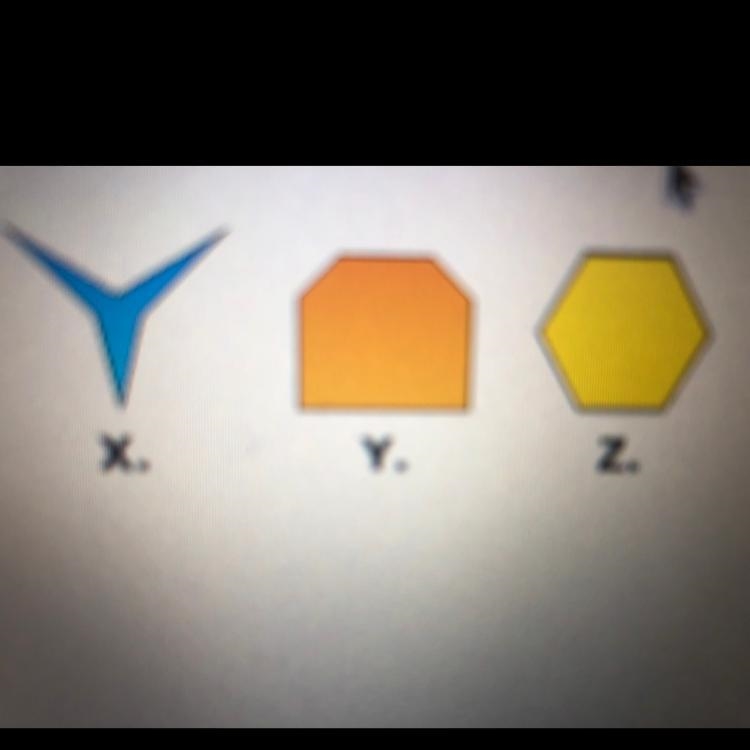 Which shape fits the description below? A six-sided figure with three pairs of parallel-example-1