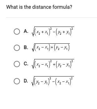 What is the distance formula?-example-1