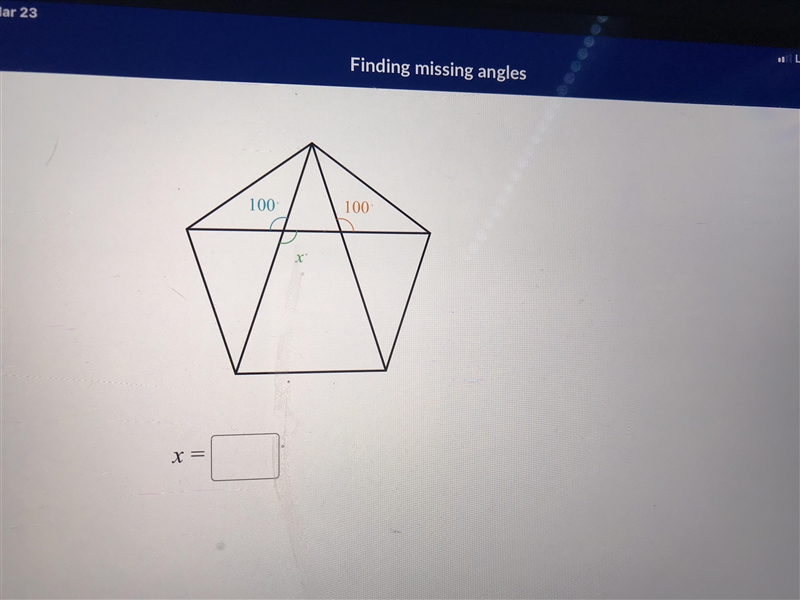 Find the missing angles?-example-1