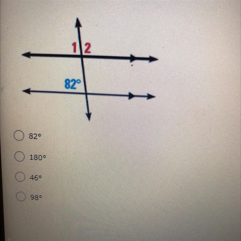 Given the angles in the diagram below what is m<2?-example-1