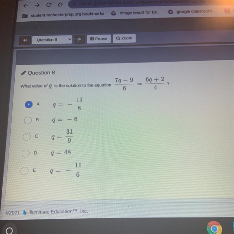 Write an equation for the line perpendicular to the line y = 5 3 + 7 which passes-example-1