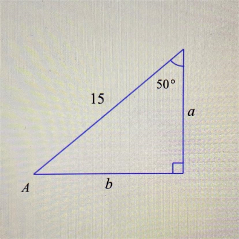 Solve the right triangle. Round your answers to the nearest tenth.-example-1