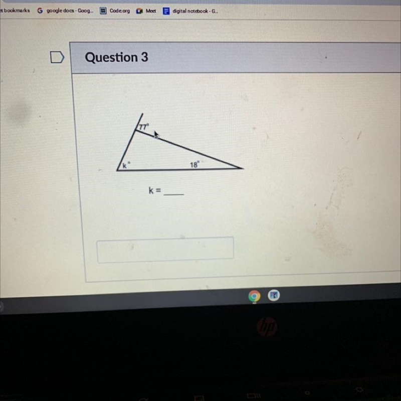 Solve for k please help!!!-example-1