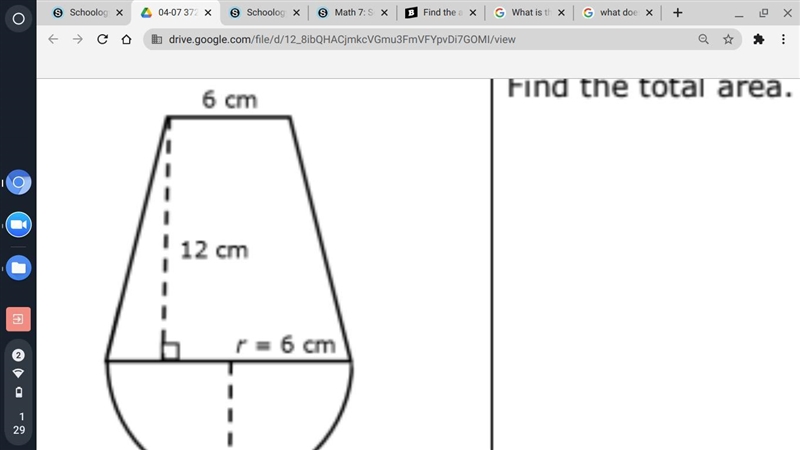 Find the total area.-example-1