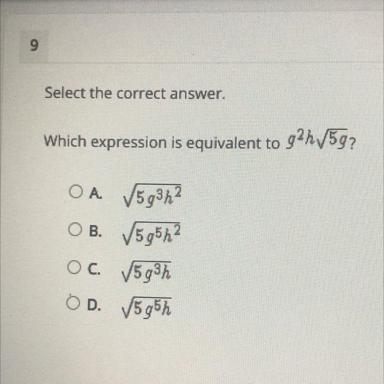 Which expression is equivalent to-example-1