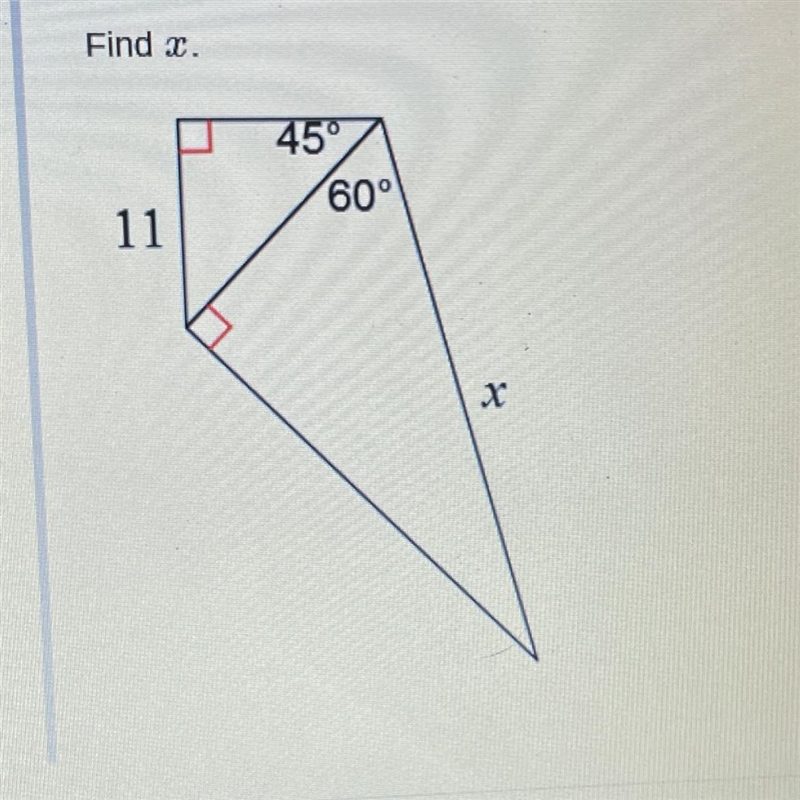 Find x. PLEASE HELP ASAP-example-1