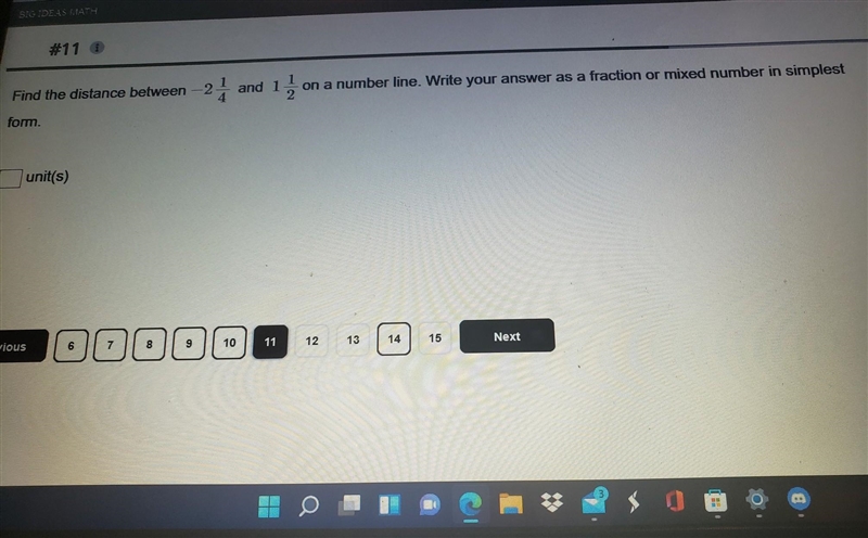 Find the distance between​-example-1