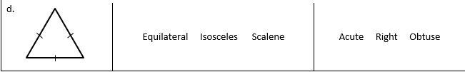 Classify each triangle by its side lengths and angle measurements. Choose the two-example-1