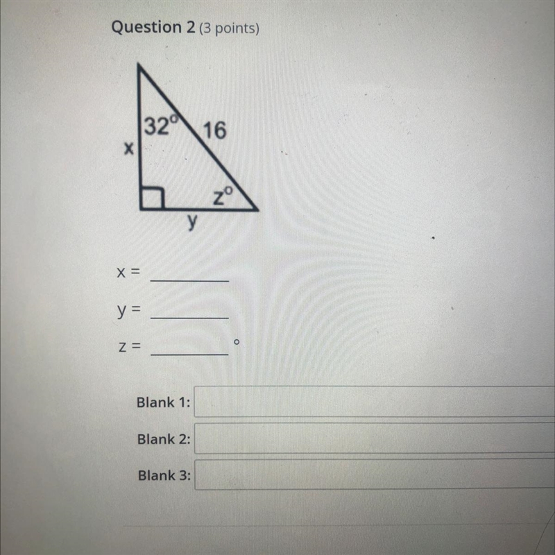 Please help! I do not know how to find the unknown variables using the Pythagorean-example-1