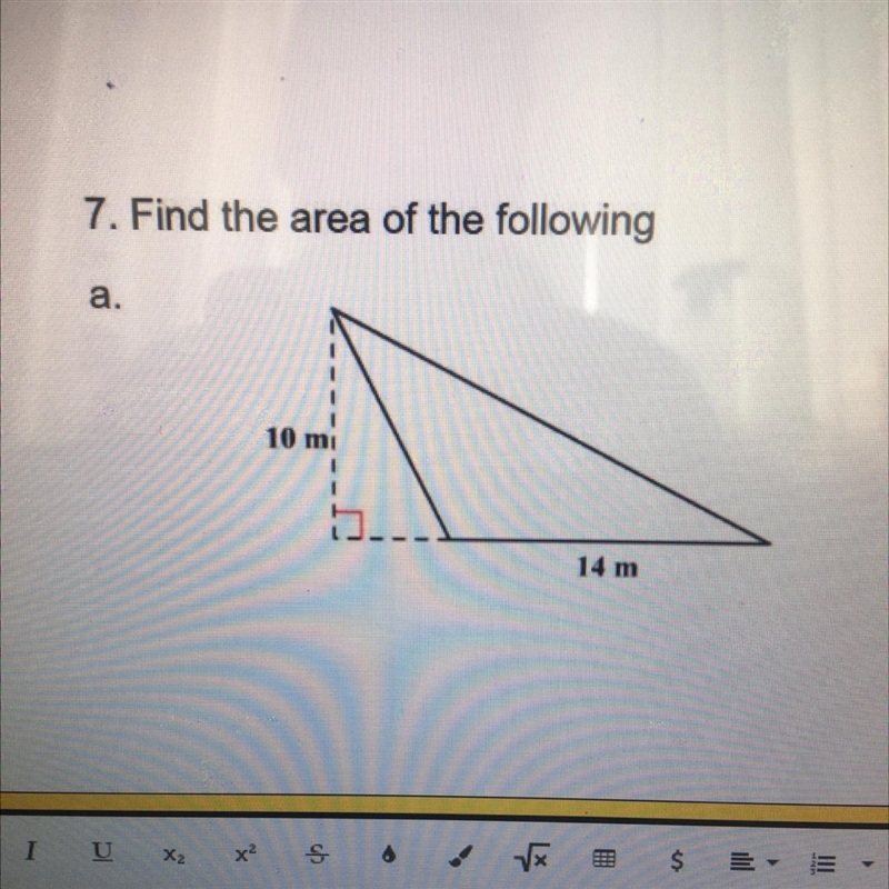 Find the area of the following pls-example-1