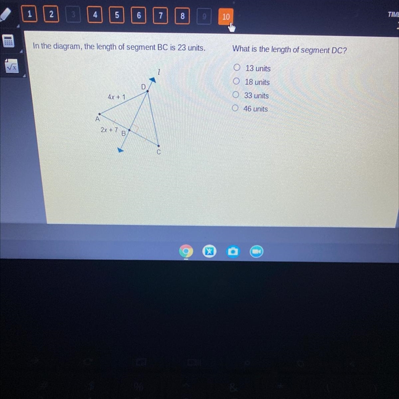 What is the length of segment DC? no links.-example-1