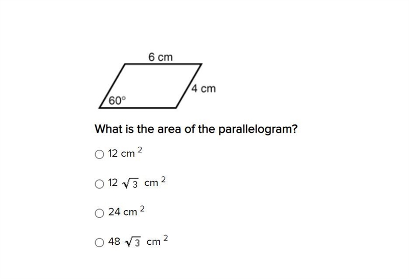 What is the area of the parallelogram?-example-1