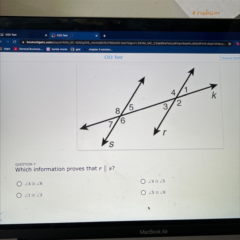 Which information proves that r || s?-example-1