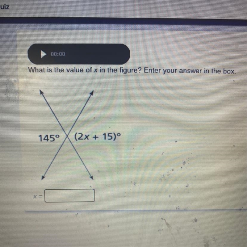 What is the value of the x in the figure? Plz help ASAP-example-1