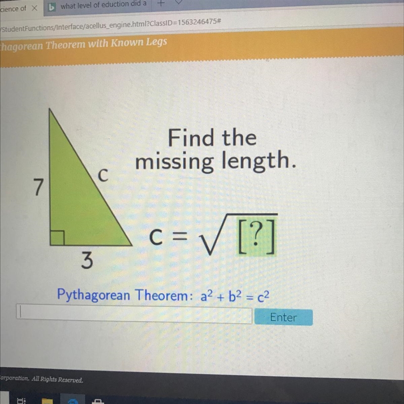 Find the missing length PLEASE HELP NEED IT ASAP-example-1