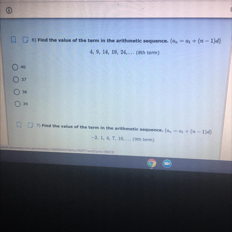 Can someone maybe help me on number 6 and 7?-example-1