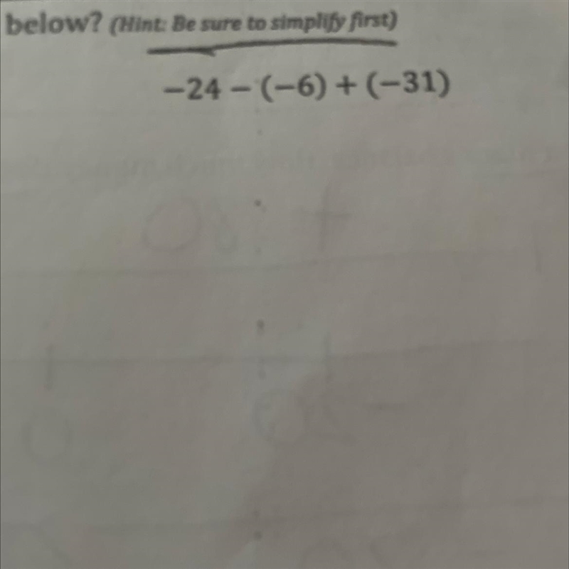 -24-(-6)+(-31) step by step be sure to simplify first-example-1