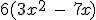 Evaluate the expression below at x = 6. i linked the numbers in a image A. 606 B. 396 C-example-1