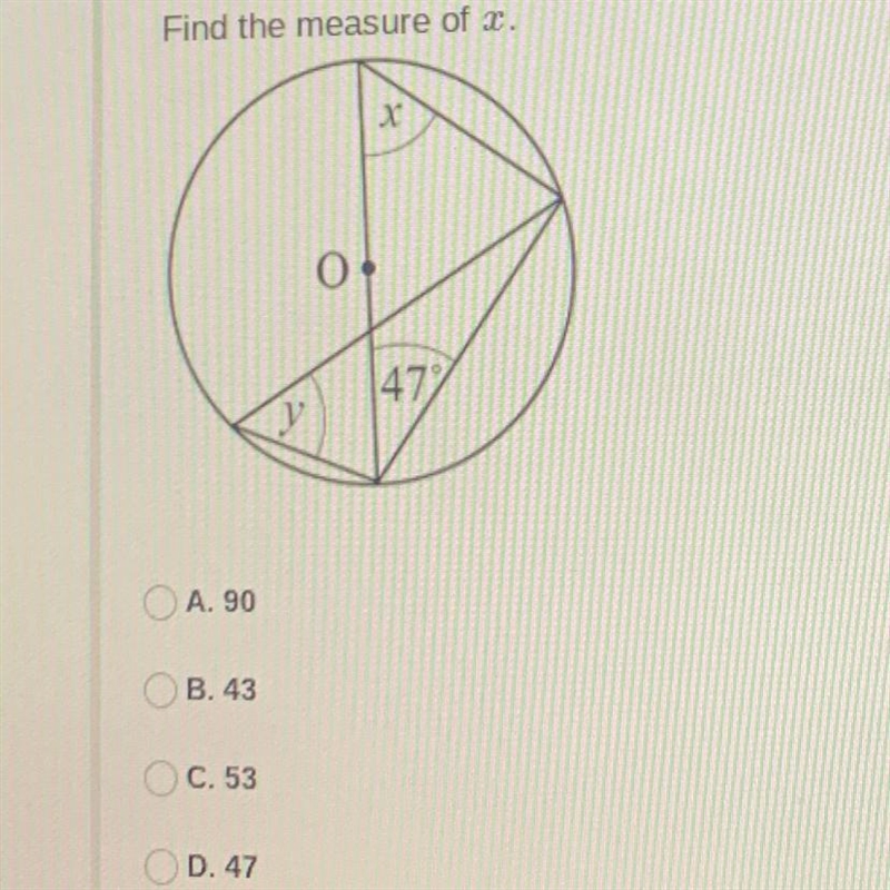 Find the measure of x-example-1