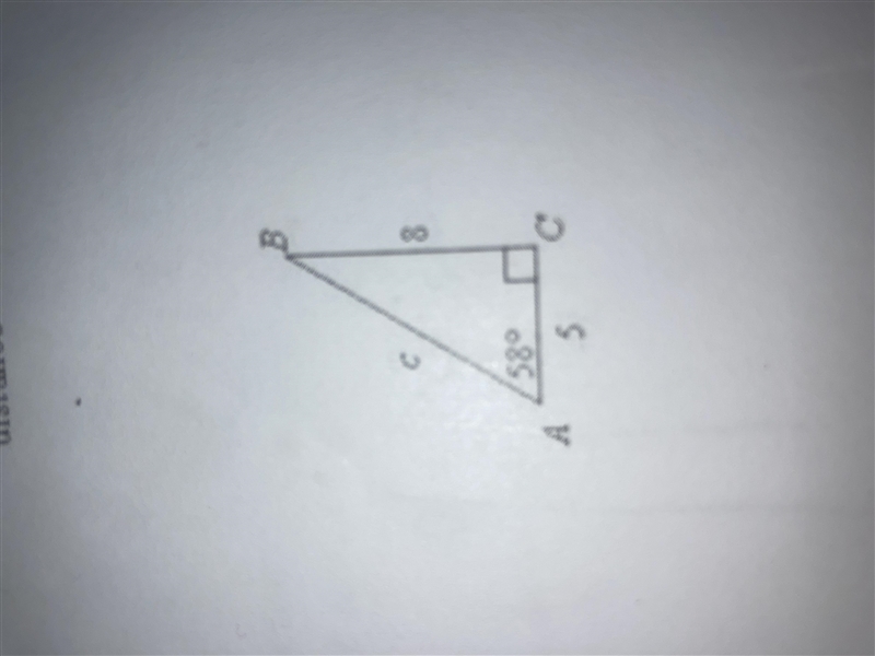 Find C to two decimal places and find the measurement of angle be use your calculator-example-1