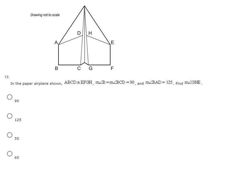 In the paper airplane shown, ABCD = EFGH, M-example-1