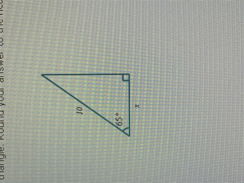 Solve for X and round to the nearest tenth-example-1