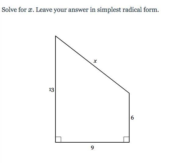 Solve for x . Leave your answer in the simplest form-example-1