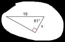 HELP! Find x. Round to the nearest tenth.-example-1