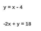 Solve the following system of linear equations by substitution.-example-1