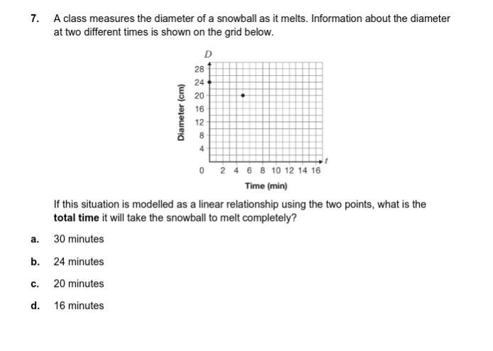 What is the total time it will take the snowball to melt completely-example-1