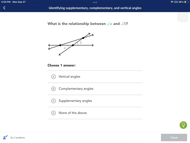 Please help TwT . What the relationship between A and B?-example-1