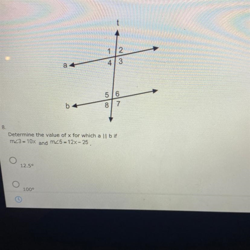 Is it A)12.5 B)100 C)2.5 D)125-example-1