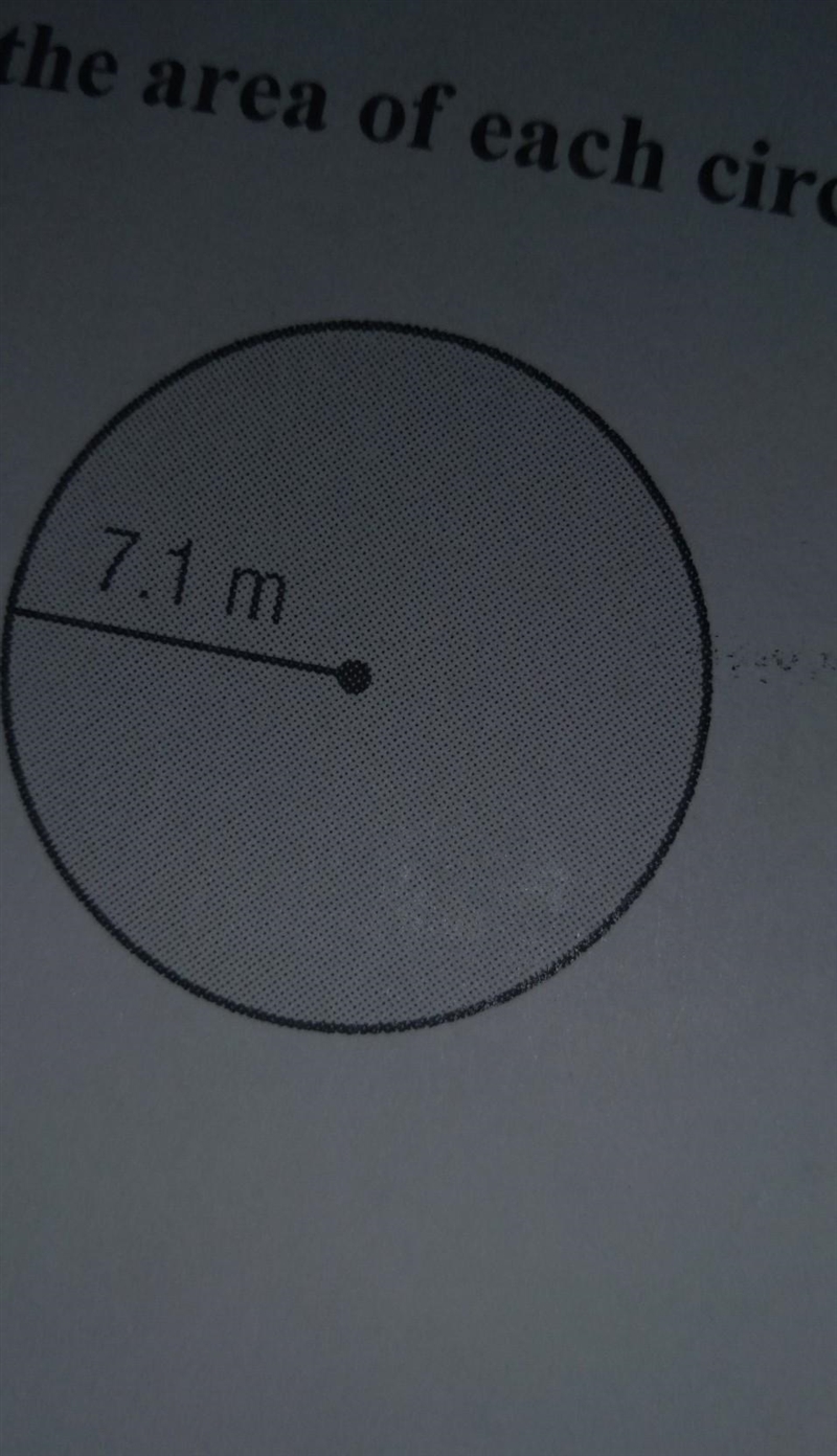 Please help me find the circumference and area ​-example-1