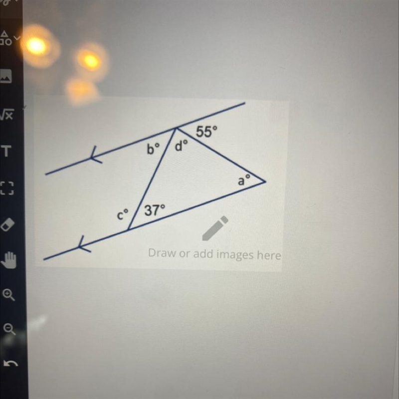 Solve for a •A=125 •A=37 •A=55-example-1