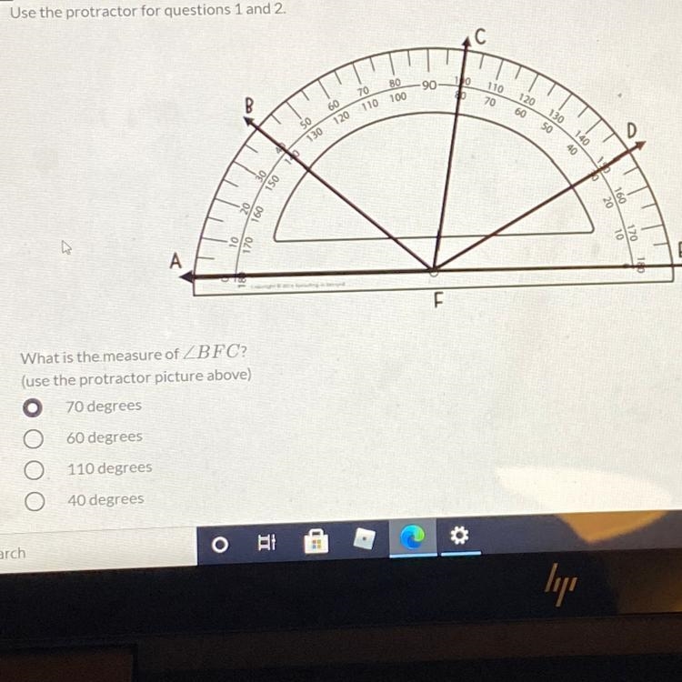 What is the measure of-example-1