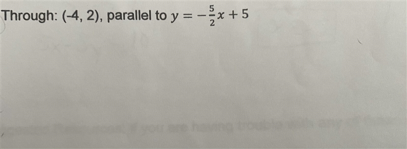 Write the equation of the line described-example-1