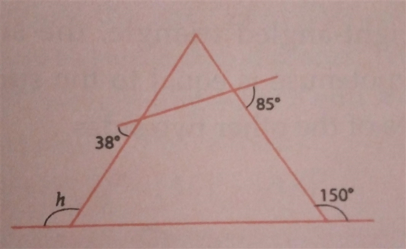 Find the value of h.​-example-1