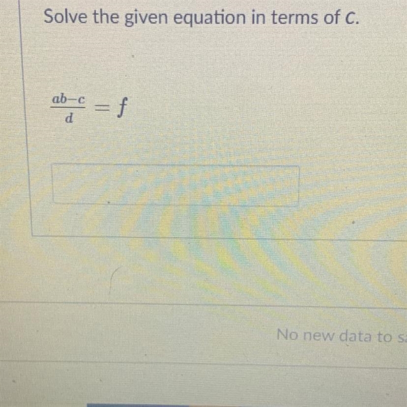 How would you solve this for c?-example-1