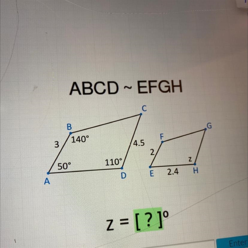 I need help to Find z =-example-1