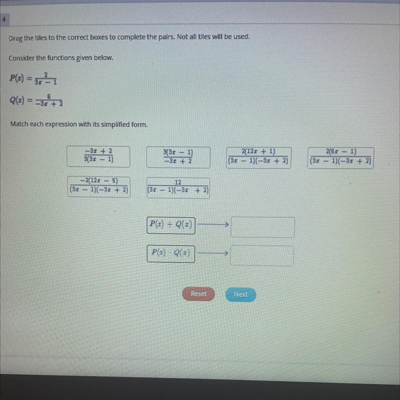 HELP PLEASE 50 POINTS expression with its simplified form.-example-1