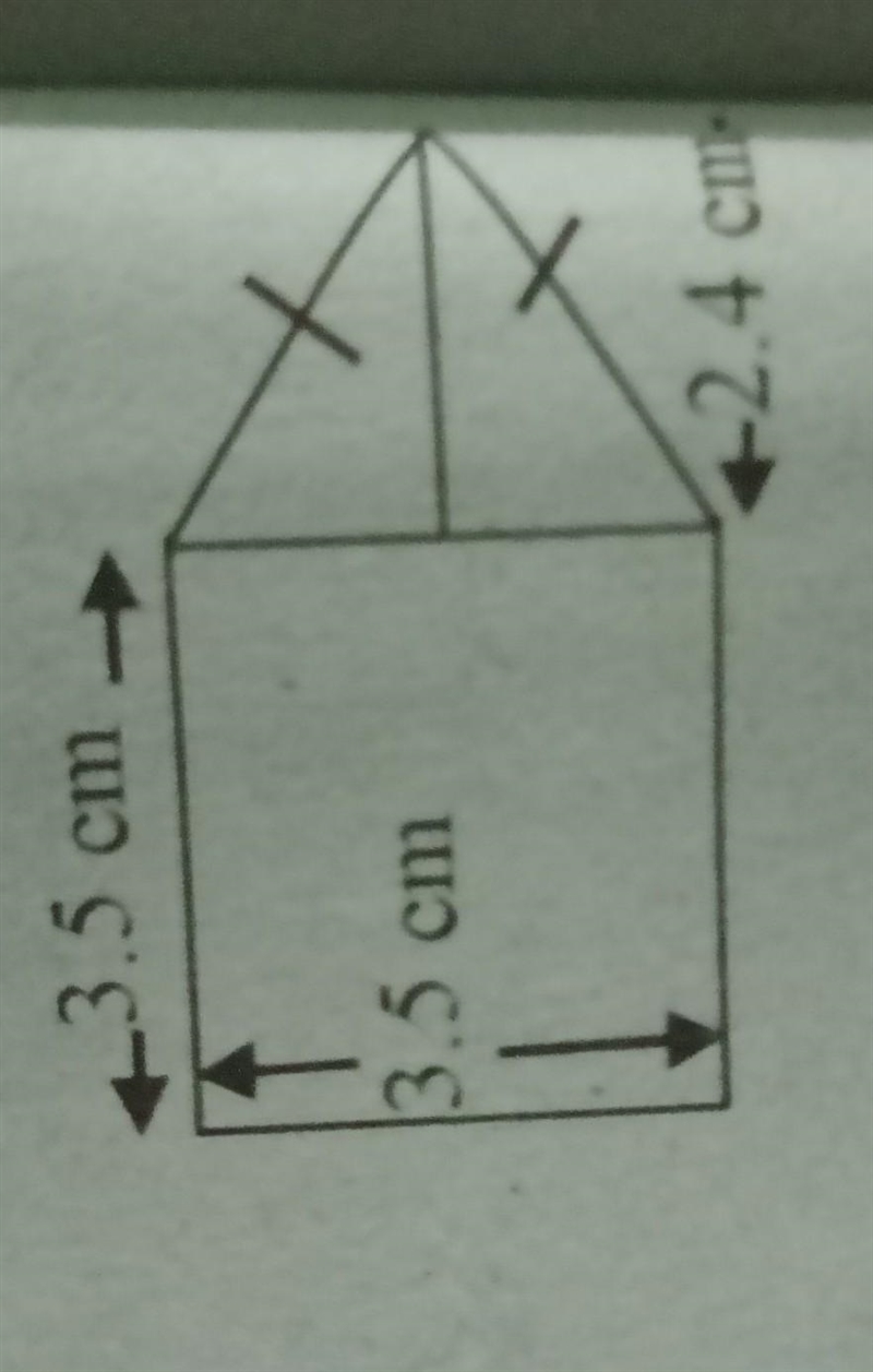 Find perimeter and area of given plane figure​-example-1