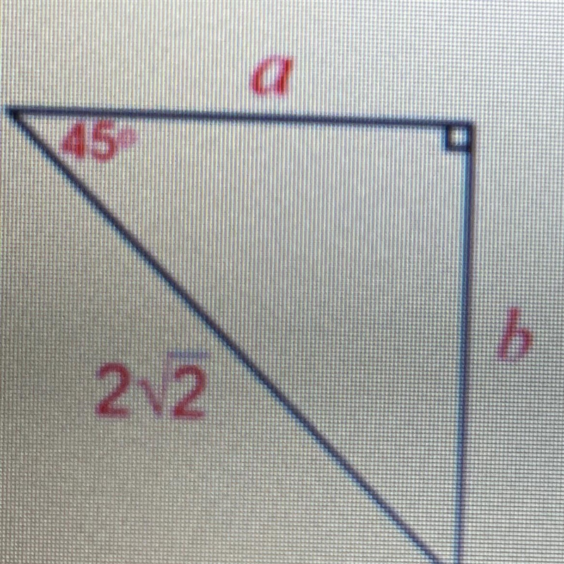 Find the values for a and b. Image is attached-example-1