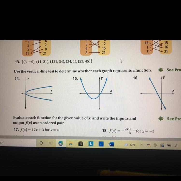 Use the vertical-line test to determine whether each graph represents a function.-example-1