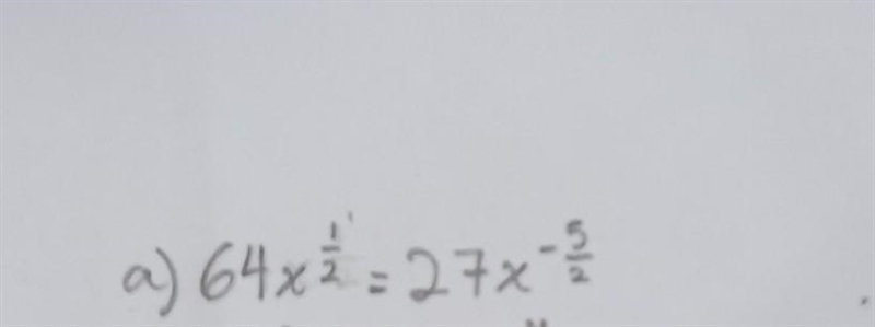 Calculate the value of x for the following equations. Show your working.​-example-1